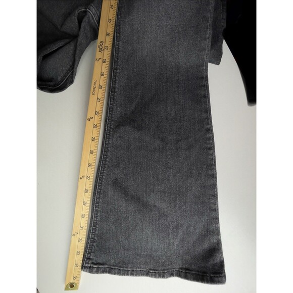 Lee Bell Bottom Flared High-Rise Stretch Gray Stretch Jeans Women’s Sz 12 - Picture 5 of 12